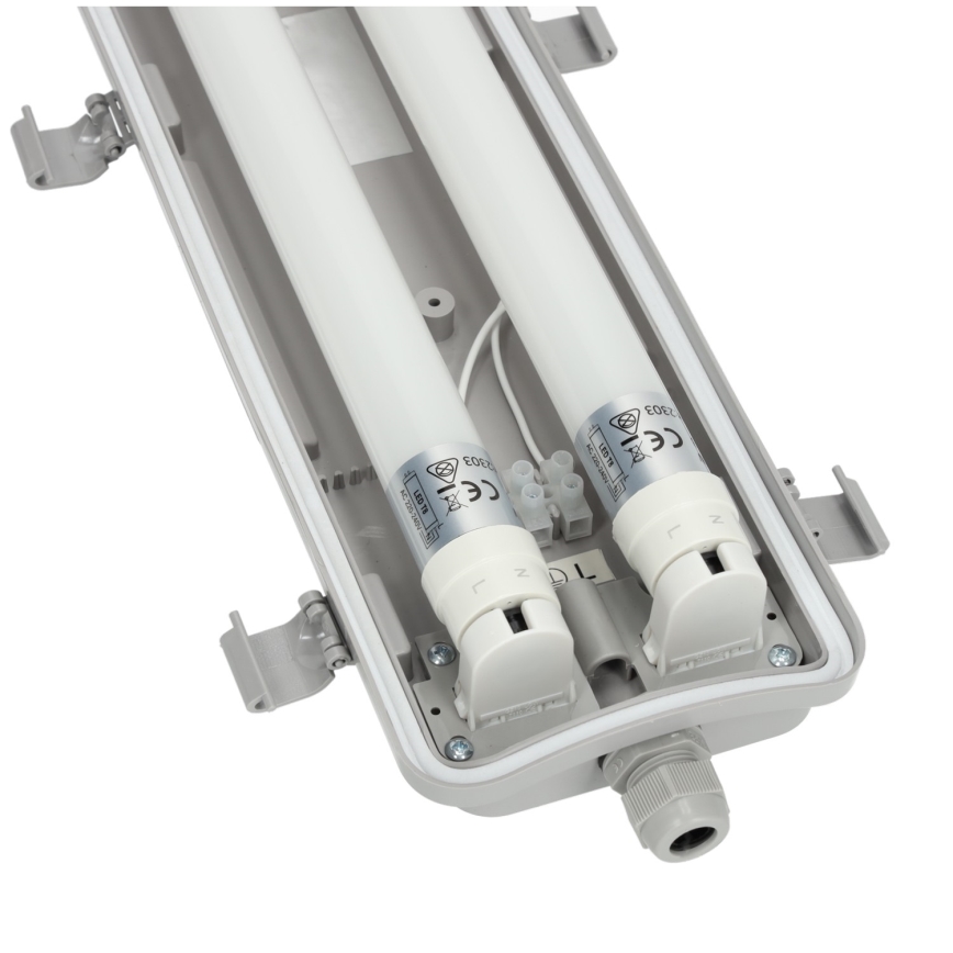 Lámpara fluorescente técnica LED T8 2xG13/18W/230V 4000K IP65