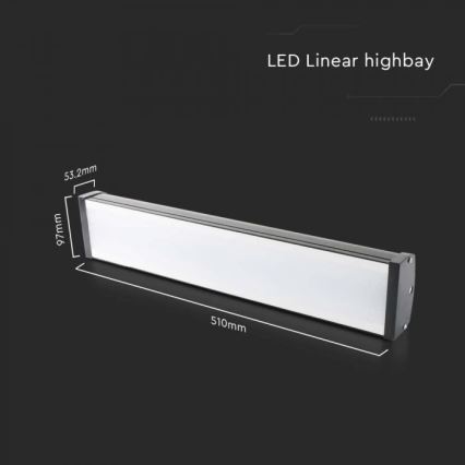 Lámpara industrial LED High Bay LED/100W/230V 4000K IP65