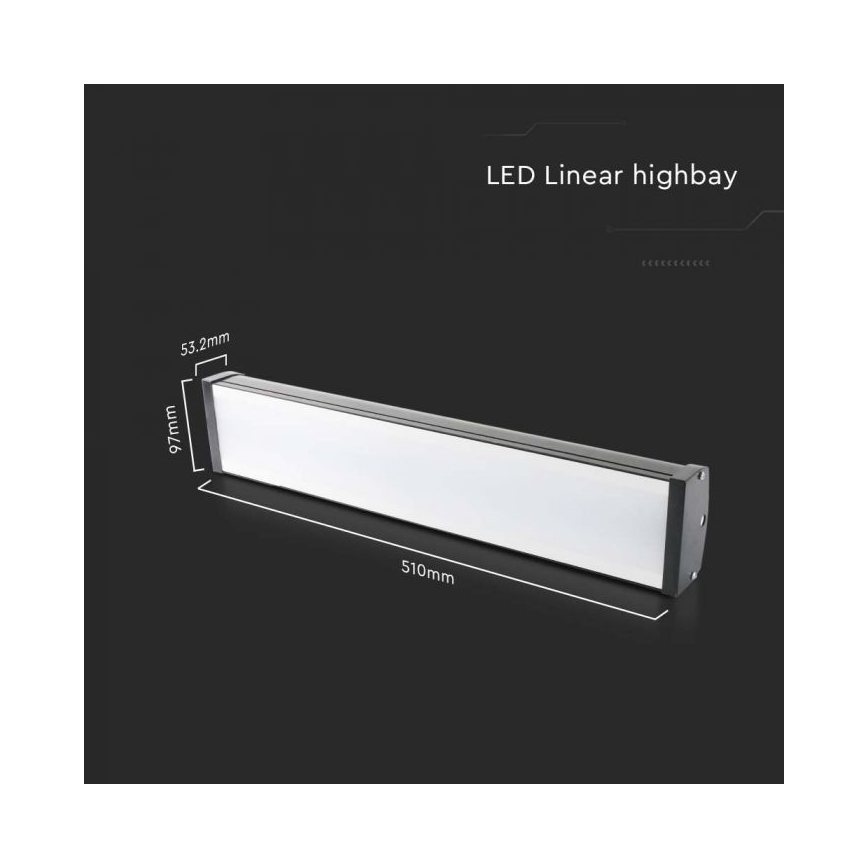 Lámpara industrial LED High Bay LED/100W/230V 4000K IP65