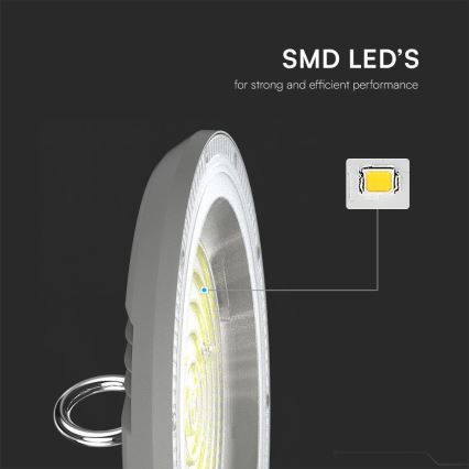 Lámpara industrial LED High Bay LED/150W/230V 3000/4000/6500K IP65 ø 27,7 cm