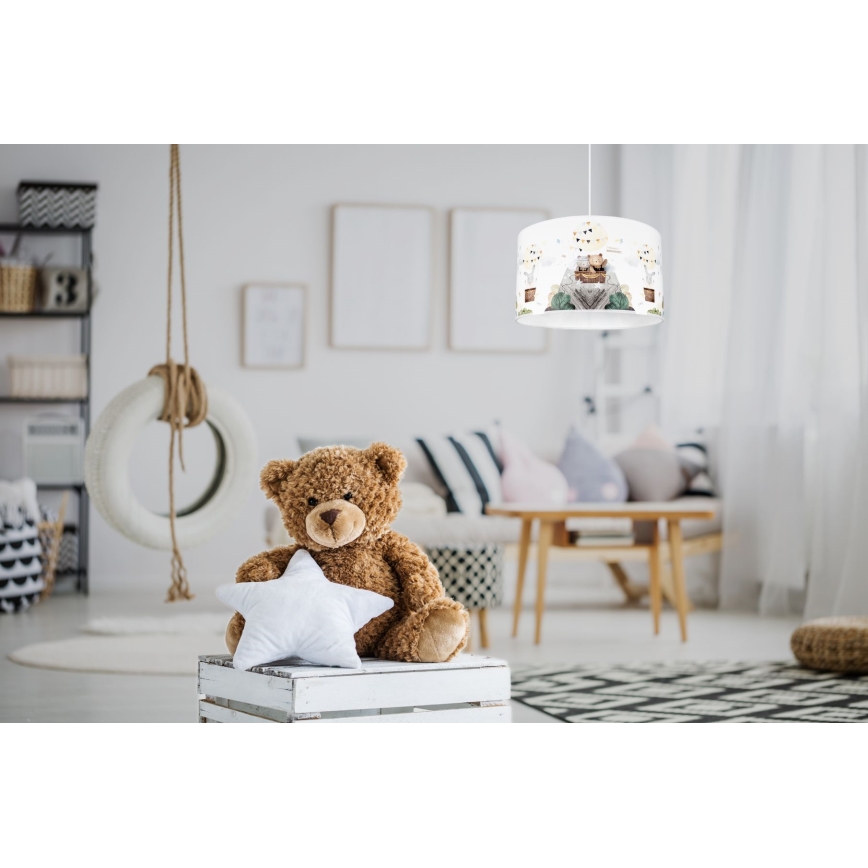 Lámpara infantil BEARS 1xE27/60W/230V
