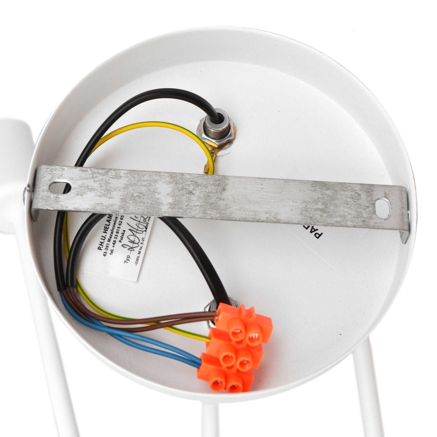 Lámpara infantil de superficie OXFORD 2xE27/15W/230V blanco