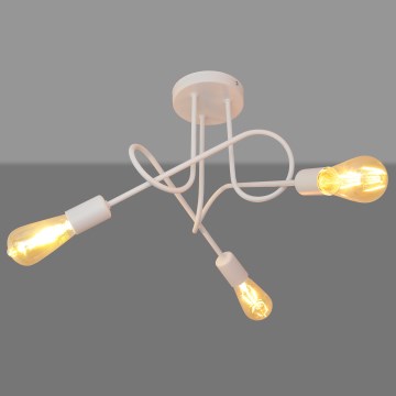 Lámpara infantil de superficie OXFORD 3xE27/15W/230V blanco