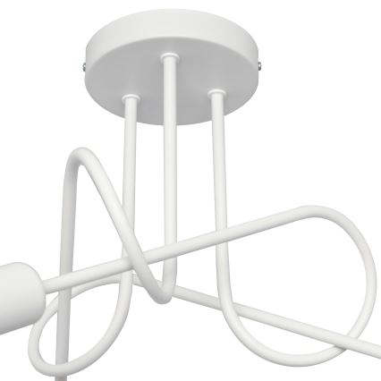 Lámpara infantil de superficie OXFORD 3xE27/15W/230V blanco