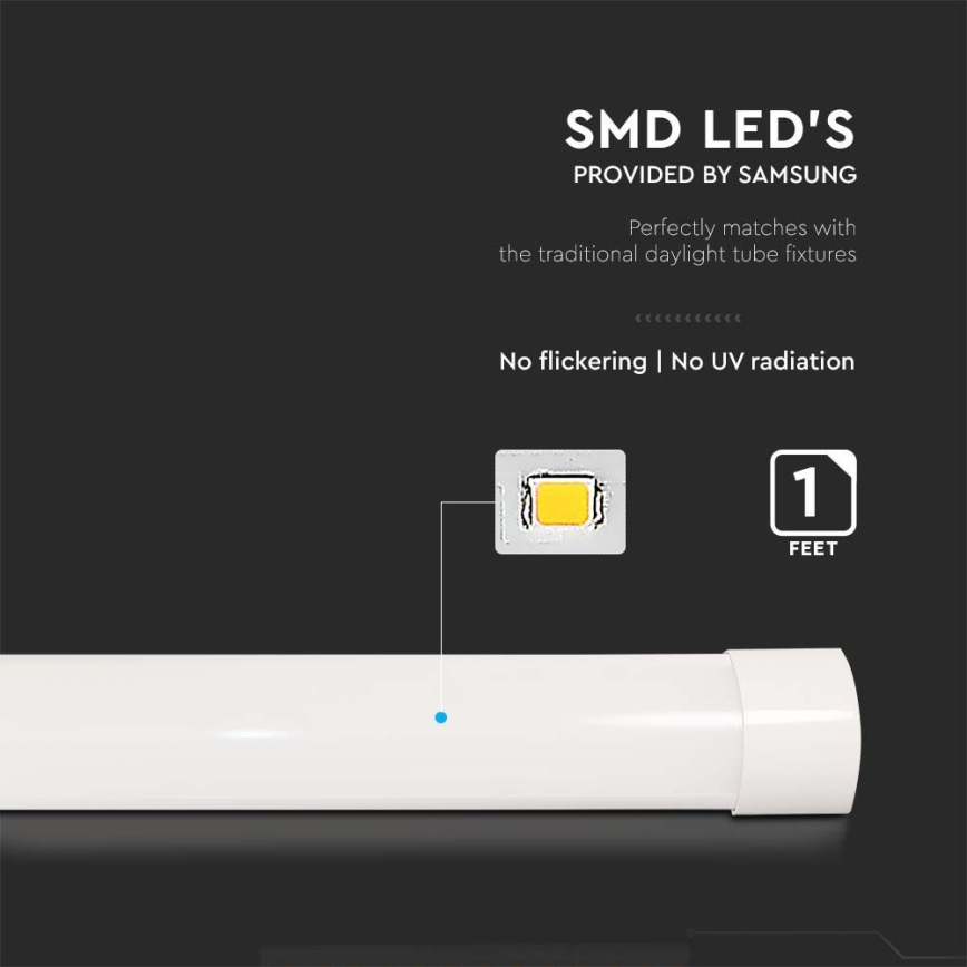 Lámpara LED bajo mueble de cocina SAMSUNG CHIP LED/10W/230V 6500K 30 cm