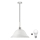 Lámpara LED colgante 1xE27/60W/230V blanco