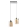 Lámpara LED colgante 2xLED/5W/230V blanco/transparente