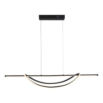 Lámpara LED colgante AMBAR LED/35W/230V negro