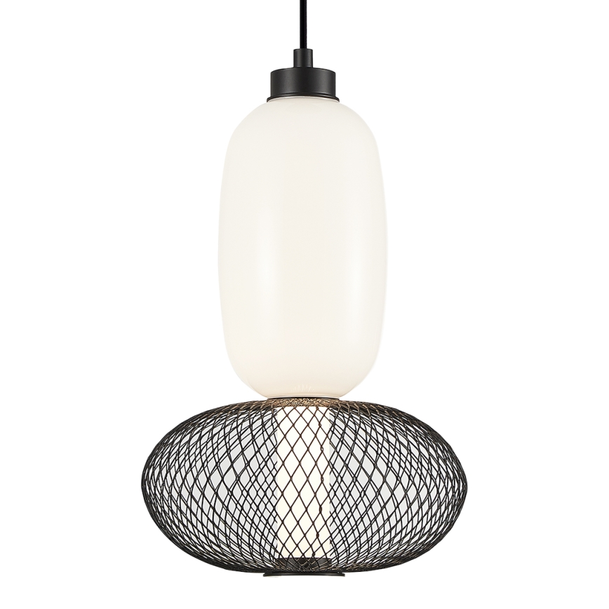 Lámpara LED colgante ARAME LED/15W/230V diá. 22 cm negro