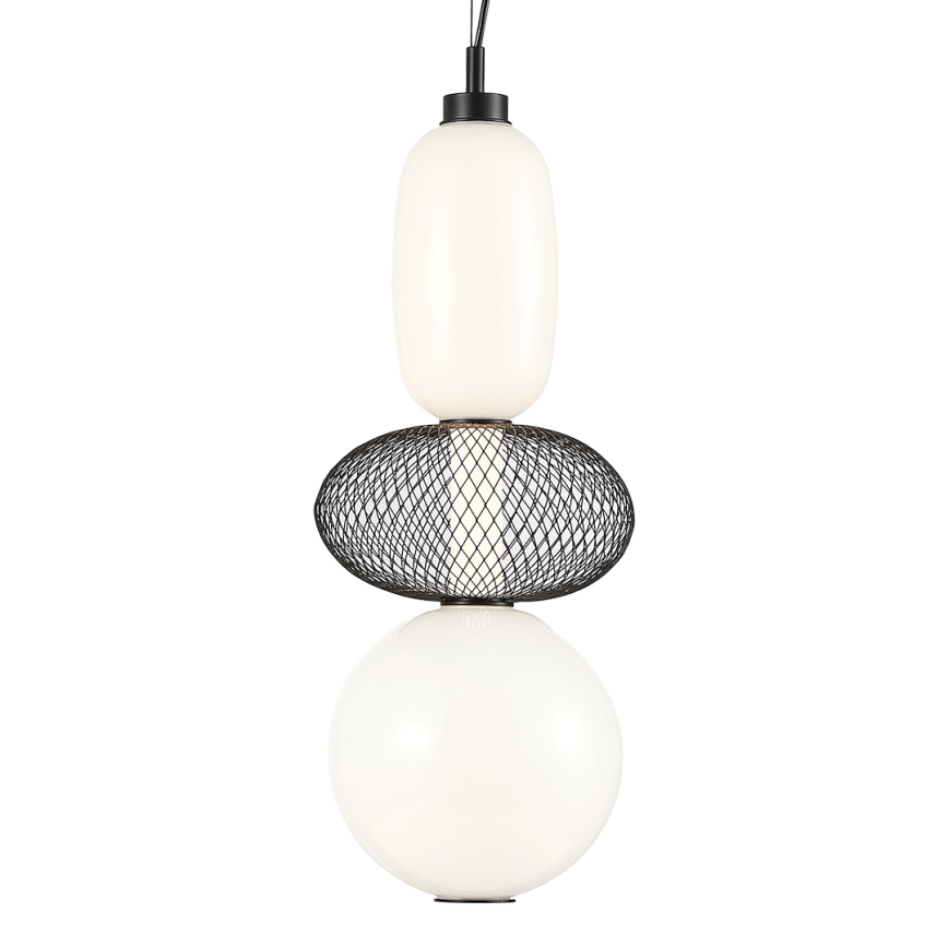Lámpara LED colgante ARAME LED/23W/230V diá. 22 cm negro