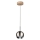 Lámpara LED colgante BALL WOOD 1xGU10/5W/230V roble mate - Certificado FSC