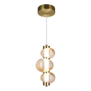 Lámpara LED colgante BOLLA LED/12W/230V diá. 16 cm dorado
