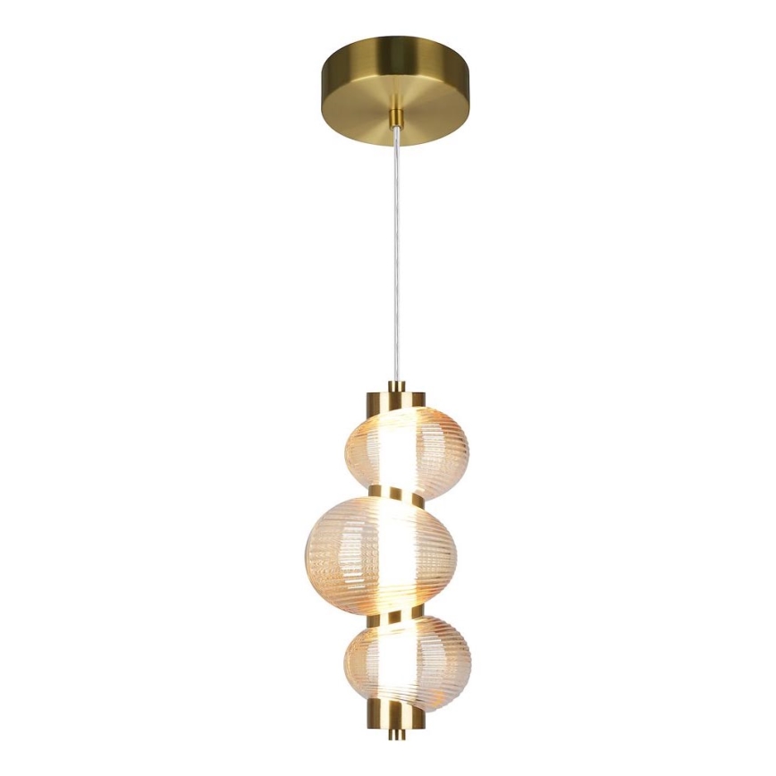 Lámpara LED colgante BOLLA LED/12W/230V diá. 16 cm dorado