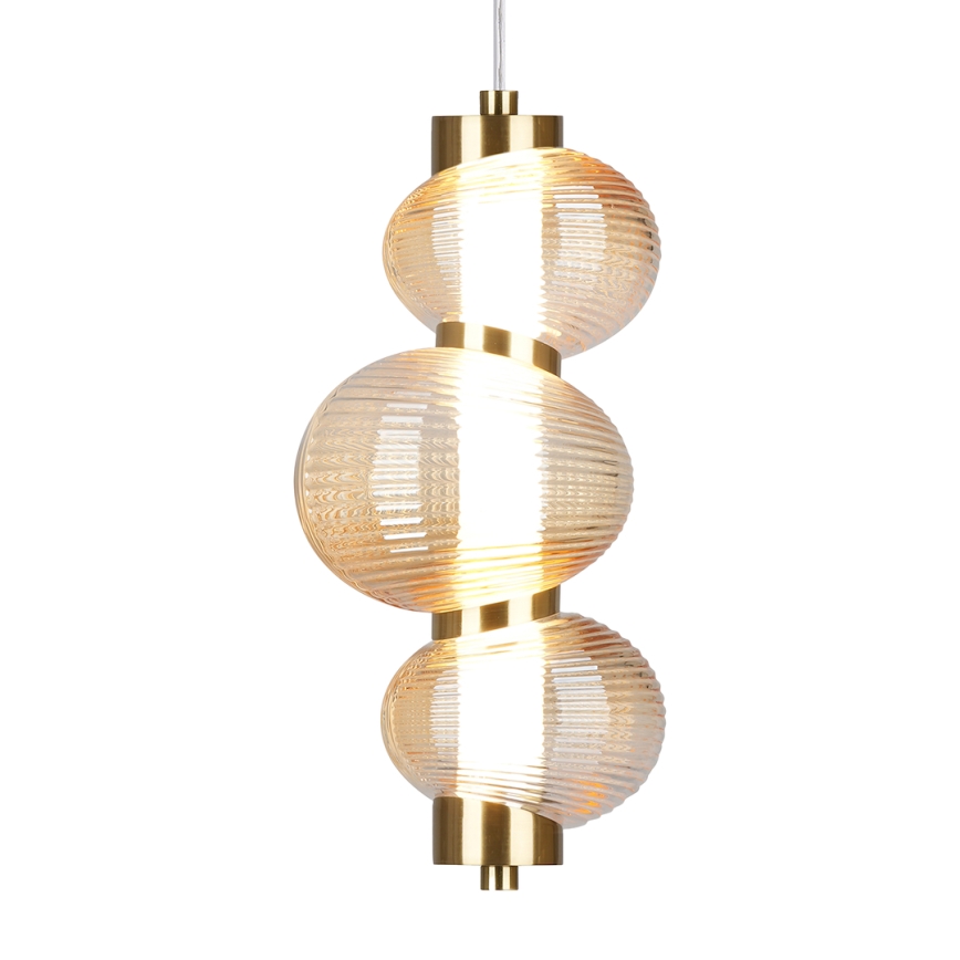 Lámpara LED colgante BOLLA LED/12W/230V diá. 16 cm dorado