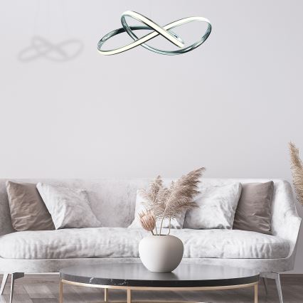 Lámpara LED colgante CAPPIO LED/36W/230V cromo brillante