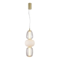 Lámpara LED colgante CARO LED/28W/230V dorado