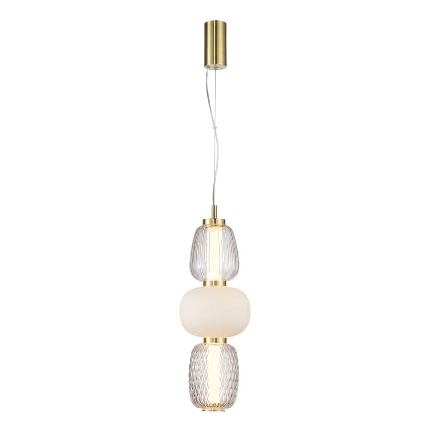 Lámpara LED colgante CARO LED/28W/230V dorado