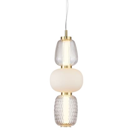 Lámpara LED colgante CARO LED/28W/230V dorado