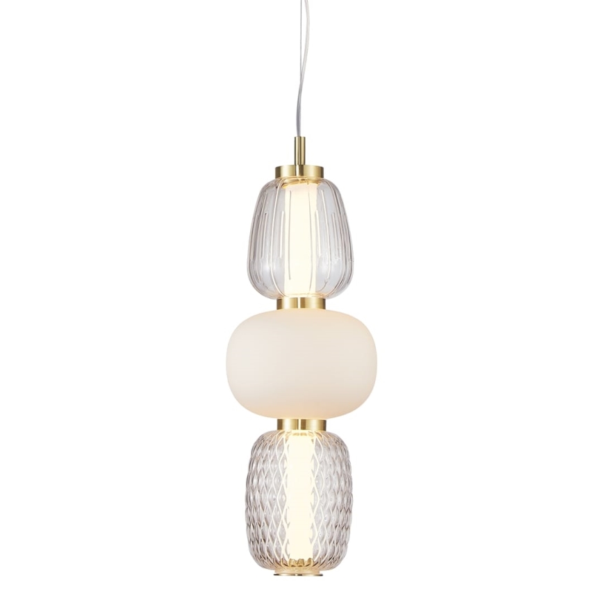 Lámpara LED colgante CARO LED/28W/230V dorado