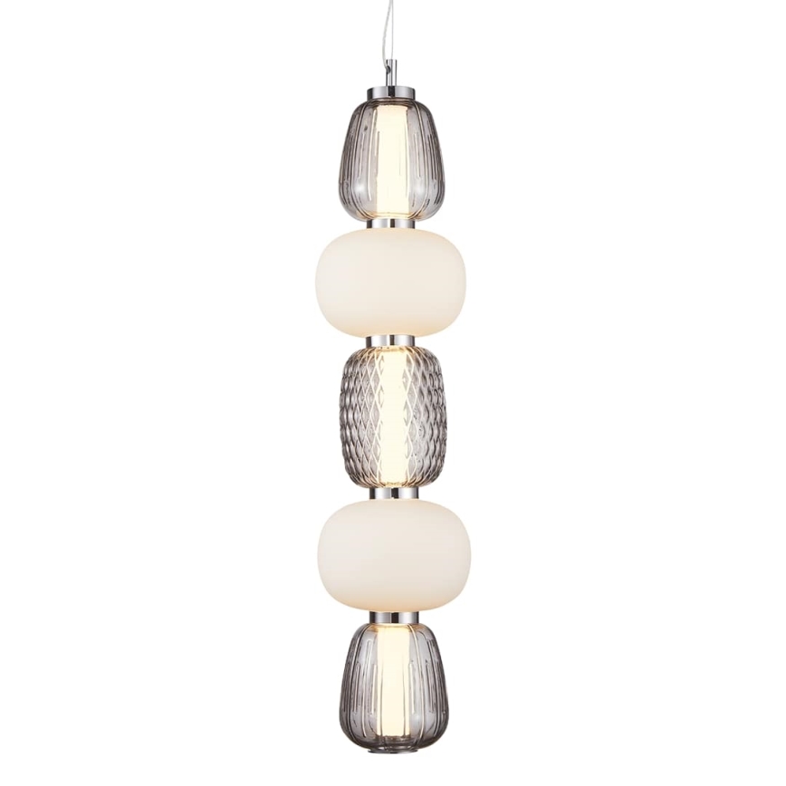 Lámpara LED colgante CARO LED/40W/230V cromo brillante