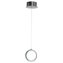 Lámpara LED colgante CIRCOLO LED/7W/230V cromo