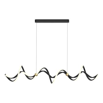Lámpara LED colgante COLIA LED/55W/230V negro/dorado