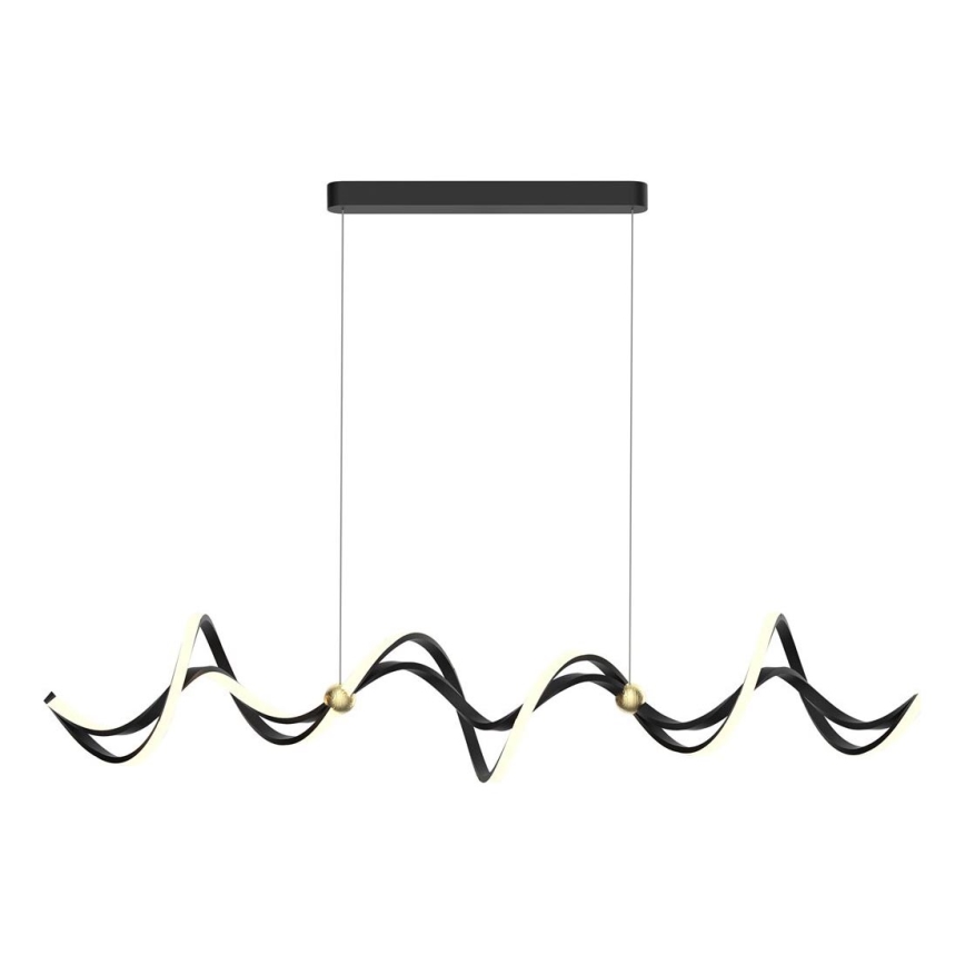 Lámpara LED colgante COLIA LED/55W/230V negro/dorado