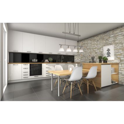 Lámpara LED colgante DAYTONA 4xE14/5W/230V 3000K cromo brillante