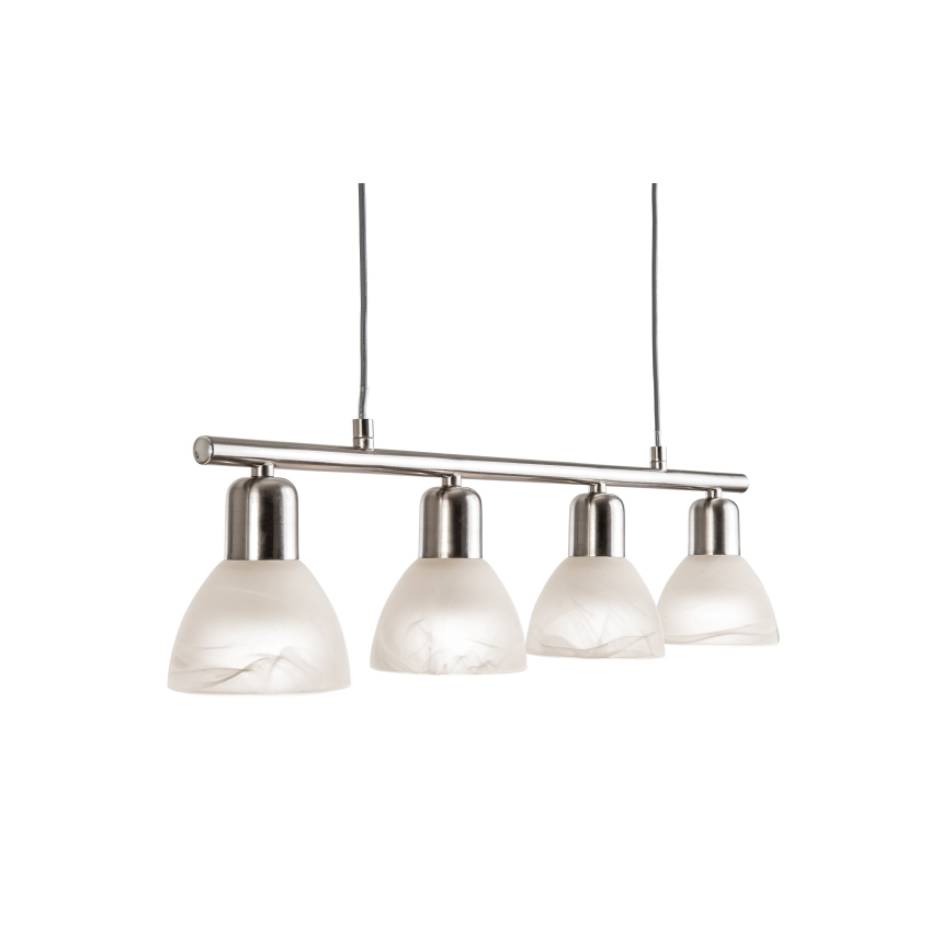 Lámpara LED colgante DAYTONA 4xE14/5W/230V 3000K cromo brillante