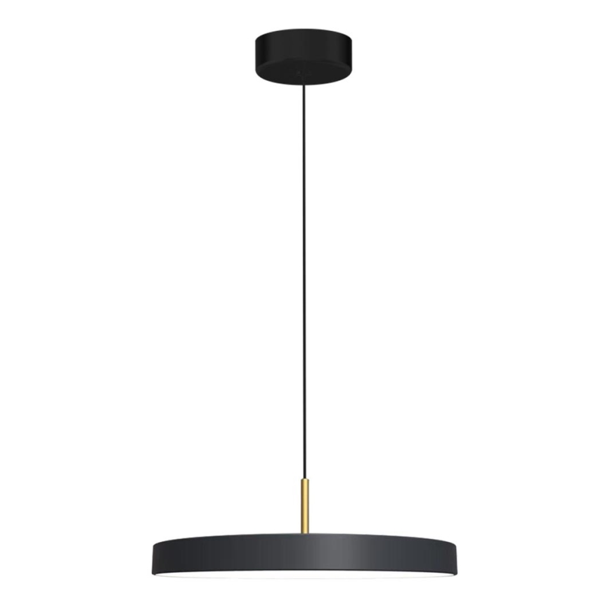 Lámpara LED colgante DISC LED/38W/230V diá. 45 cm negro