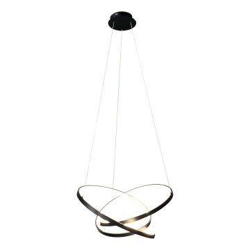 Lámpara LED colgante EMPOLI LED/55W/230V negro