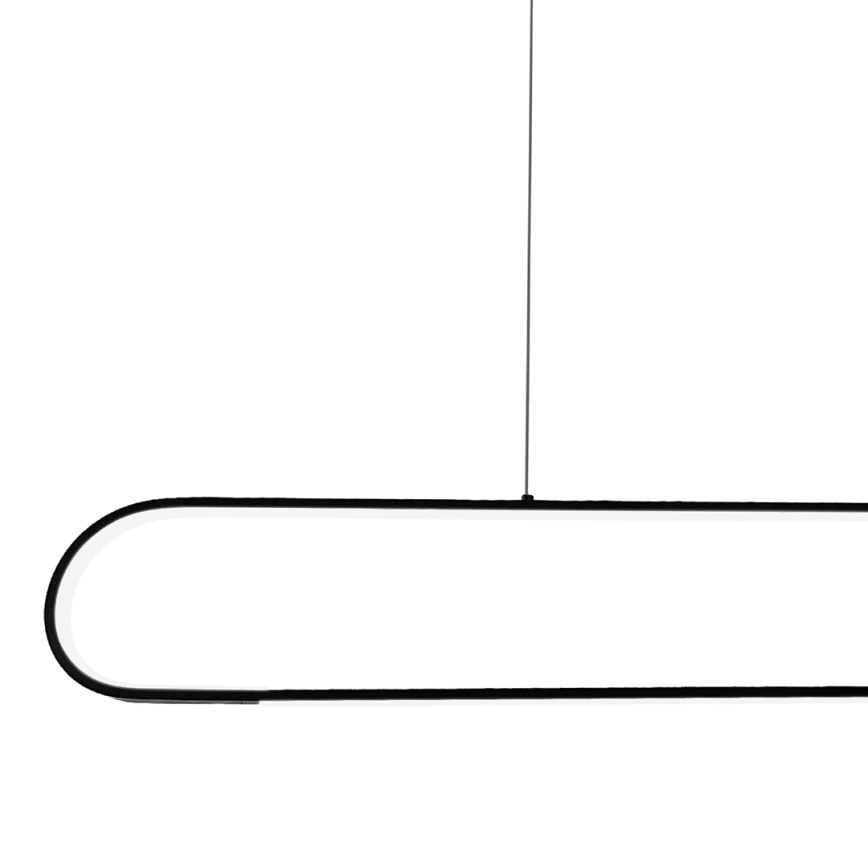 Lámpara LED colgante FRAME LED/42W/230V negro