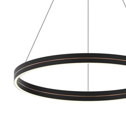 Lámpara LED colgante GRAVITY LED/36W/230V negro