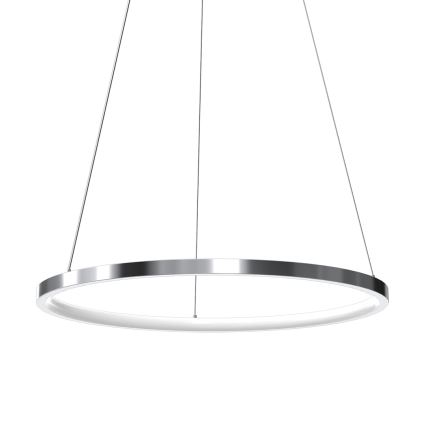 Lámpara LED colgante HOOP LED/27W/230V diá. 50 cm 4000K cromo brillante
