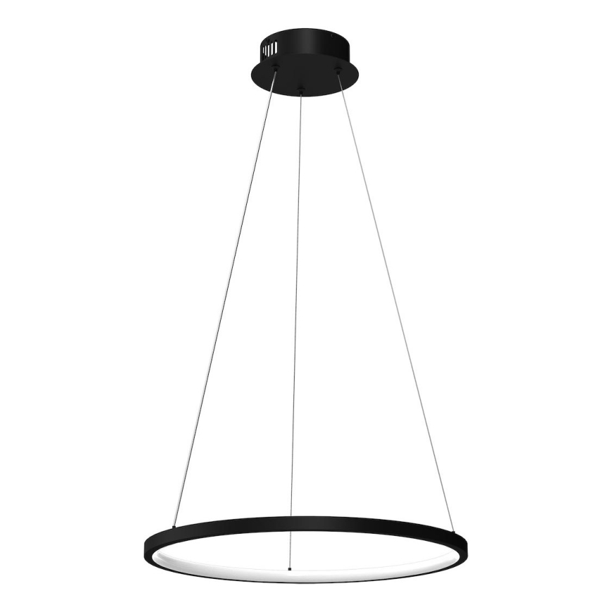 Lámpara LED colgante HOOP LED/27W/230V diá. 50 cm 4000K negro