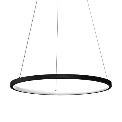 Lámpara LED colgante HOOP LED/27W/230V diá. 50 cm 4000K negro