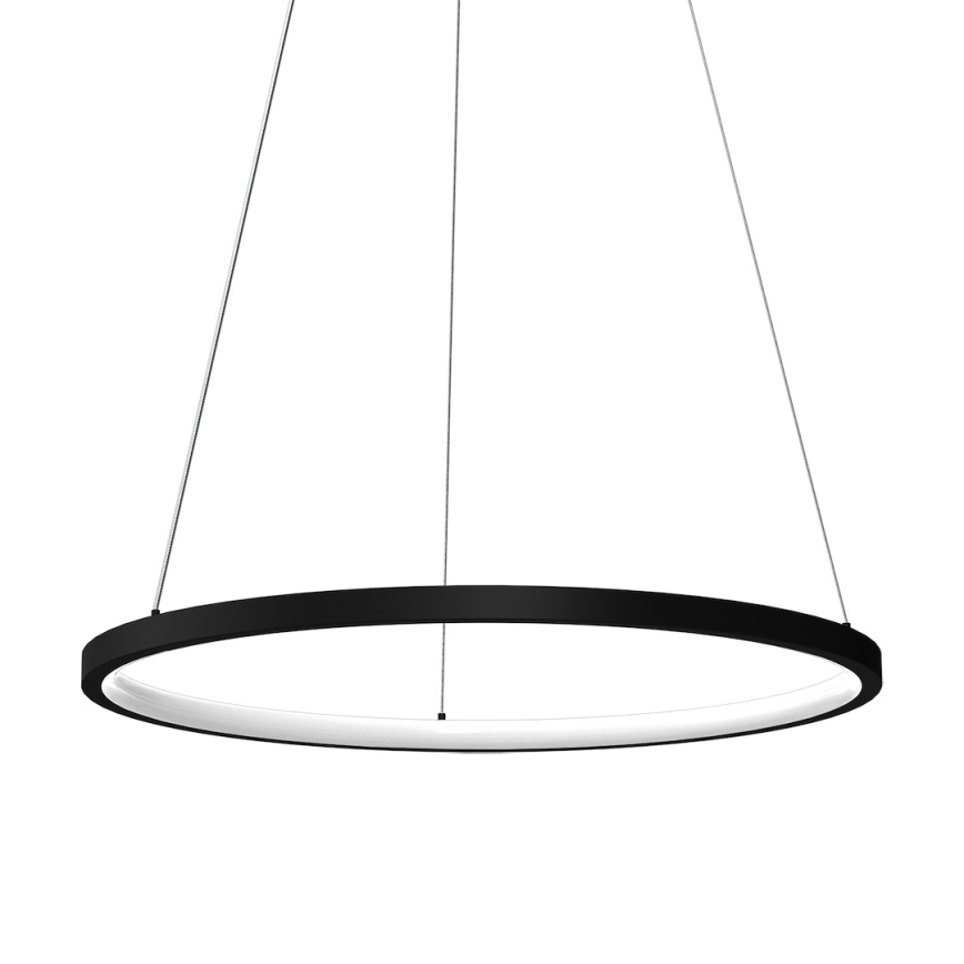 Lámpara LED colgante HOOP LED/27W/230V diá. 50 cm 4000K negro