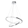 Lámpara LED colgante HOOP LED/51W/230V diá. 60 cm 4000K cromo brillante