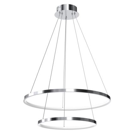 Lámpara LED colgante HOOP LED/51W/230V diá. 60 cm 4000K cromo brillante