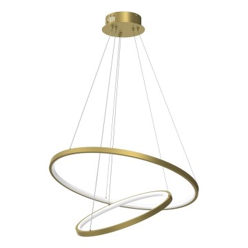 Lámpara LED colgante HOOP LED/51W/230V diá. 60 cm 4000K dorado