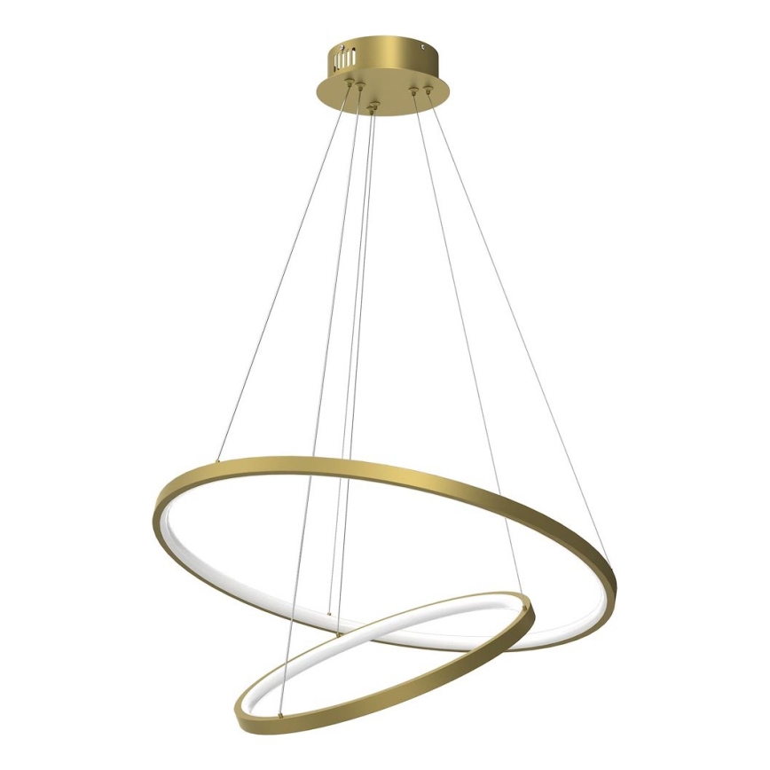 Lámpara LED colgante HOOP LED/51W/230V diá. 60 cm 4000K dorado