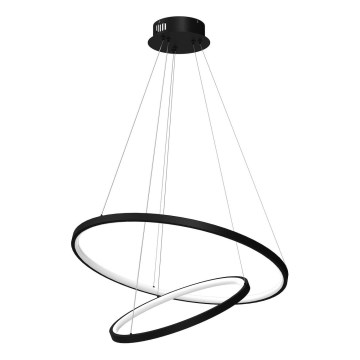 Lámpara LED colgante HOOP LED/51W/230V diá. 60 cm 4000K negro