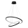 Lámpara LED colgante HOOP LED/51W/230V diá. 60 cm 4000K negro