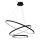 Lámpara LED colgante HOOP LED/93W/230V diá. 60 cm 4000K negro