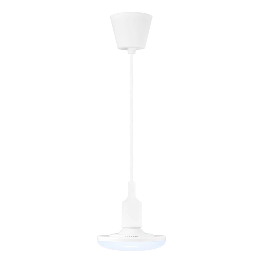 Lámpara LED colgante KIKI 1xE27/10W/230V blanca