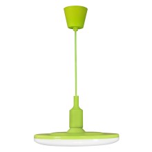 Lámpara LED colgante KIKI 1xE27/10W/230V verde