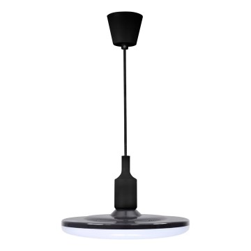 Lámpara LED colgante KIKI 1xE27/15W/230V negro