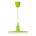 Lámpara LED colgante KIKI 1xE27/15W/230V verde