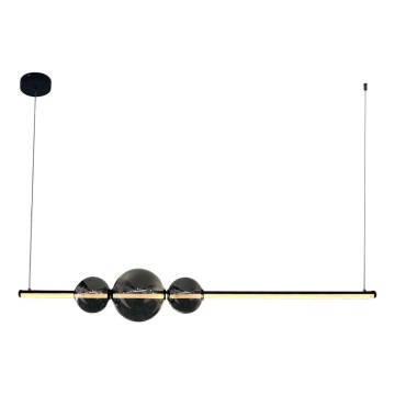 Lámpara LED colgante KUGEL LED/30W/230V negro