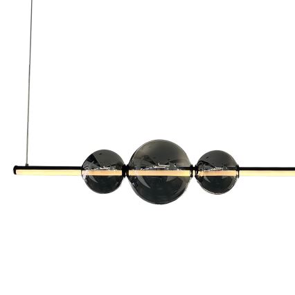 Lámpara LED colgante KUGEL LED/30W/230V negro